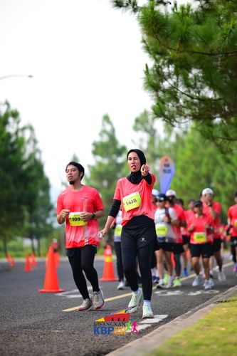 Race photo from CISANGKAN KBP CITY RUN 2025