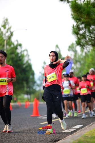 Race photo from CISANGKAN KBP CITY RUN 2025