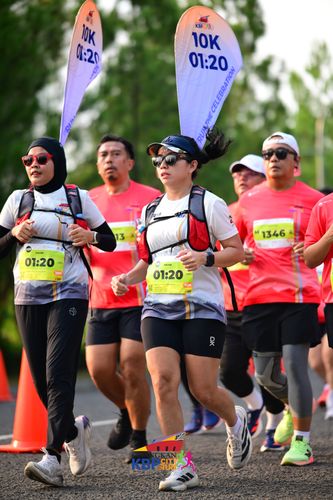 Race photo from CISANGKAN KBP CITY RUN 2025