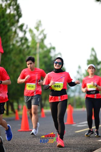 Race photo from CISANGKAN KBP CITY RUN 2025