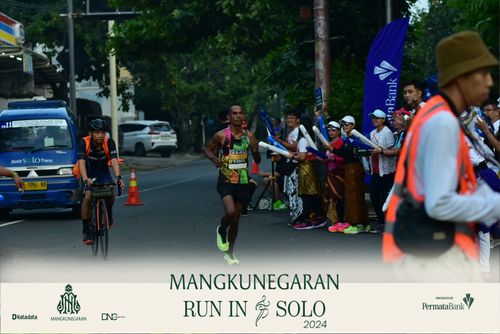 Race photo from Mangkunegaran Run 2024