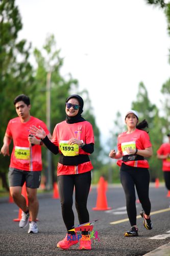 Race photo from CISANGKAN KBP CITY RUN 2025