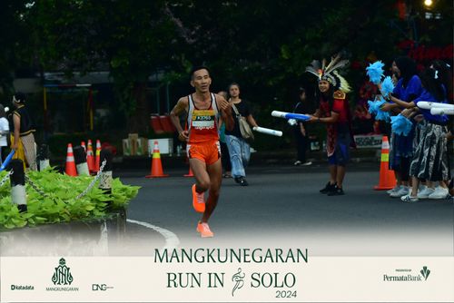Race photo from Mangkunegaran Run 2024
