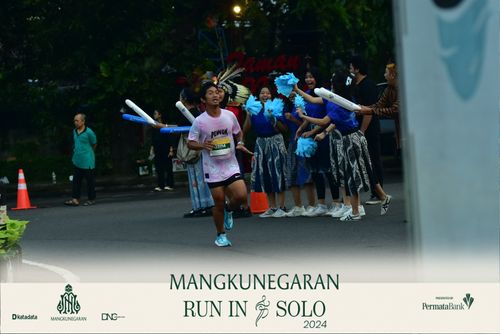 Race photo from Mangkunegaran Run 2024