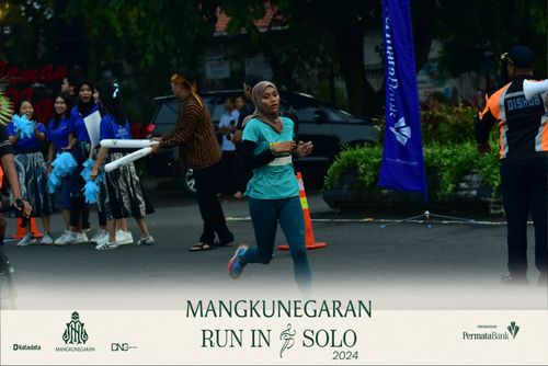 Race photo from Mangkunegaran Run 2024