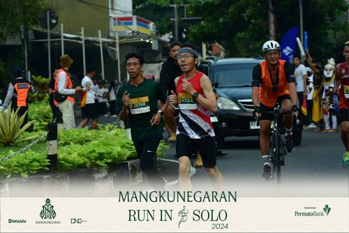 Race photo from Mangkunegaran Run 2024