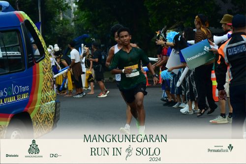 Race photo from Mangkunegaran Run 2024