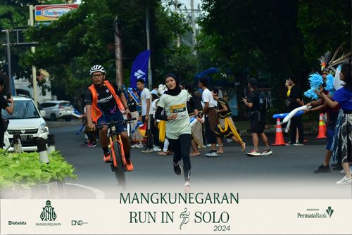 Race photo from Mangkunegaran Run 2024