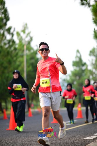 Race photo from CISANGKAN KBP CITY RUN 2025