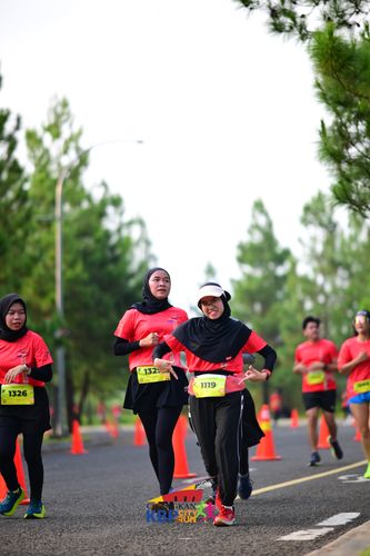 Race photo from CISANGKAN KBP CITY RUN 2025