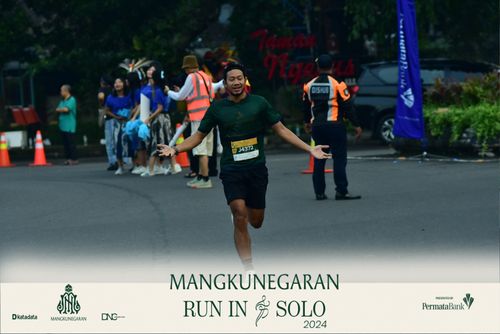 Race photo from Mangkunegaran Run 2024