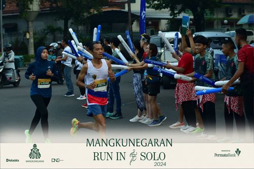 Race photo from Mangkunegaran Run 2024