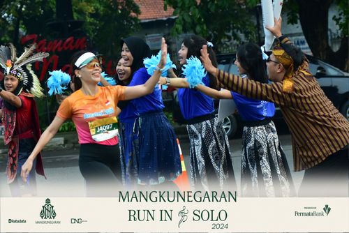 Race photo from Mangkunegaran Run 2024
