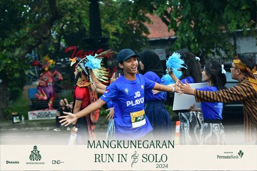 Race photo from Mangkunegaran Run 2024