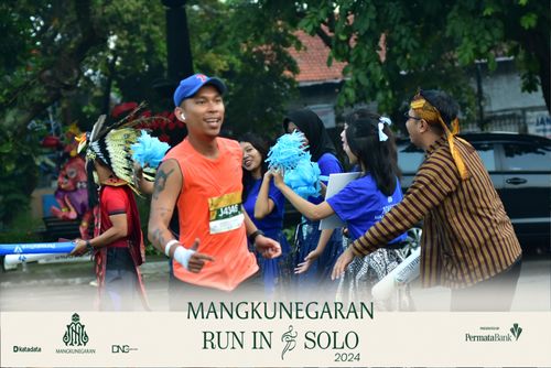Race photo from Mangkunegaran Run 2024