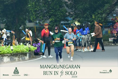 Race photo from Mangkunegaran Run 2024