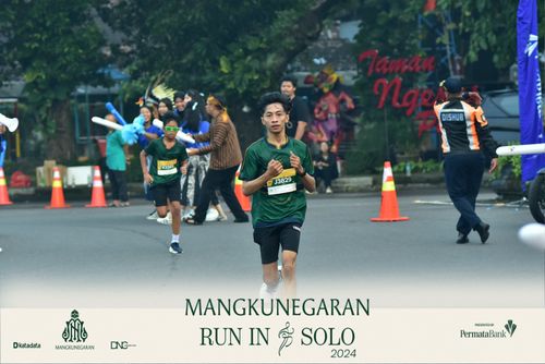 Race photo from Mangkunegaran Run 2024