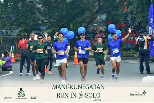 Race photo from Mangkunegaran Run 2024