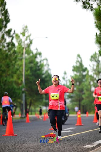 Race photo from CISANGKAN KBP CITY RUN 2025
