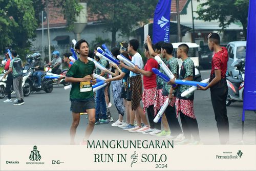 Race photo from Mangkunegaran Run 2024
