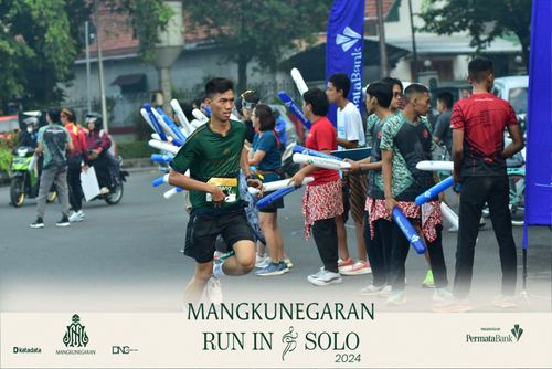 Race photo from Mangkunegaran Run 2024