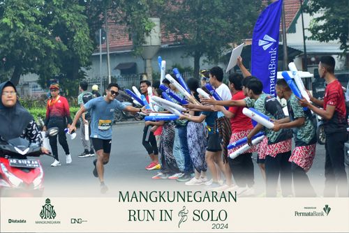 Race photo from Mangkunegaran Run 2024