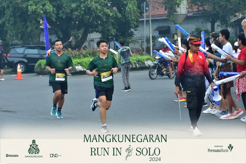 Race photo from Mangkunegaran Run 2024