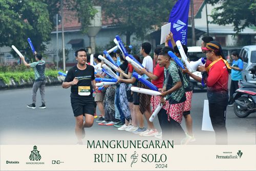 Race photo from Mangkunegaran Run 2024