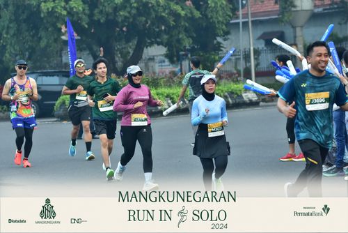 Race photo from Mangkunegaran Run 2024