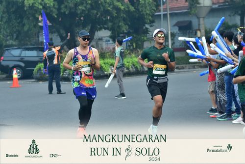 Race photo from Mangkunegaran Run 2024