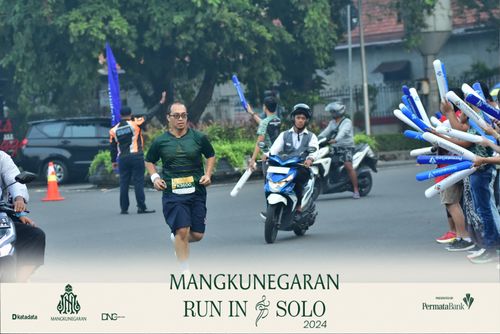 Race photo from Mangkunegaran Run 2024