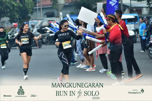 Race photo from Mangkunegaran Run 2024