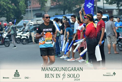 Race photo from Mangkunegaran Run 2024