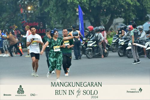Race photo from Mangkunegaran Run 2024