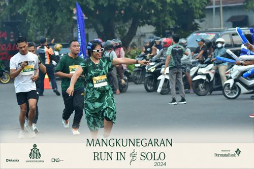 Race photo from Mangkunegaran Run 2024