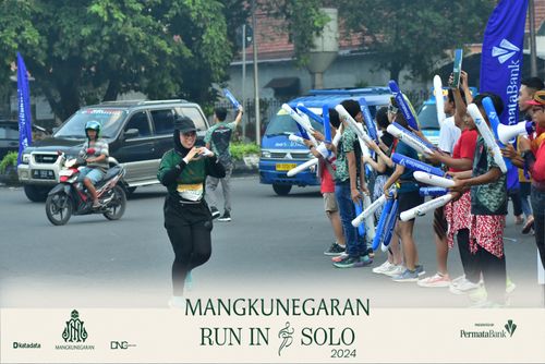 Race photo from Mangkunegaran Run 2024
