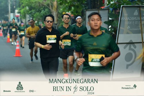Race photo from Mangkunegaran Run 2024