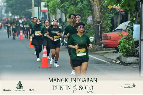 Race photo from Mangkunegaran Run 2024