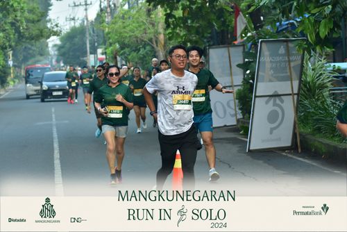 Race photo from Mangkunegaran Run 2024