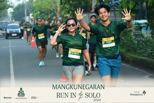 Race photo from Mangkunegaran Run 2024