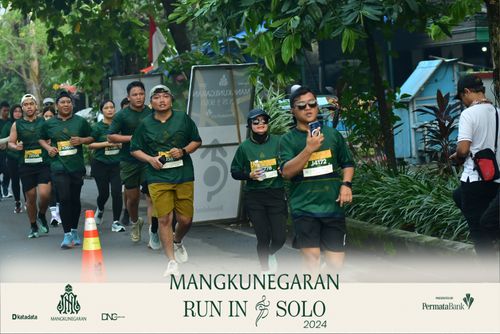 Race photo from Mangkunegaran Run 2024