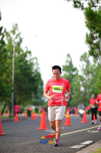 Race photo from CISANGKAN KBP CITY RUN 2025