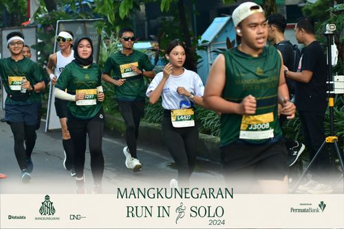 Race photo from Mangkunegaran Run 2024