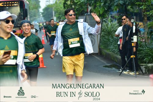 Race photo from Mangkunegaran Run 2024