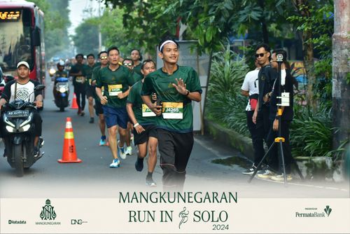 Race photo from Mangkunegaran Run 2024