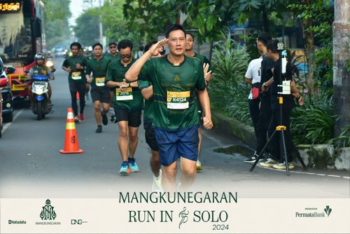 Race photo from Mangkunegaran Run 2024