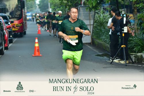 Race photo from Mangkunegaran Run 2024