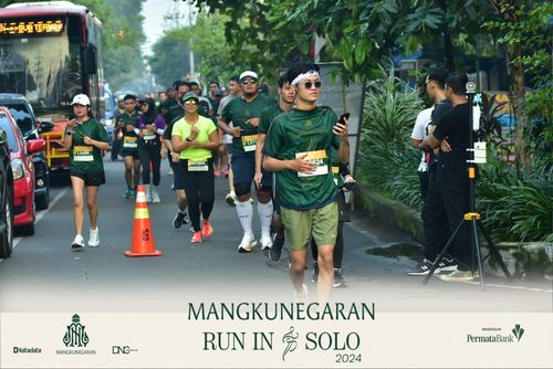 Race photo from Mangkunegaran Run 2024