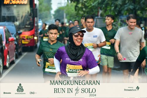 Race photo from Mangkunegaran Run 2024