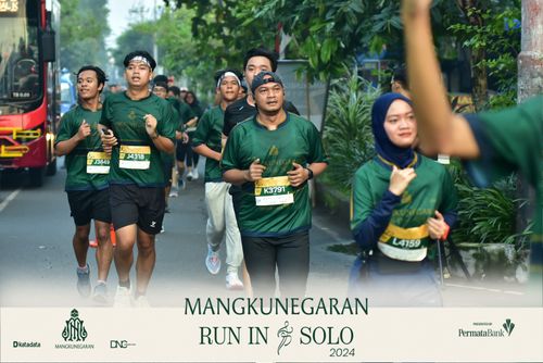 Race photo from Mangkunegaran Run 2024